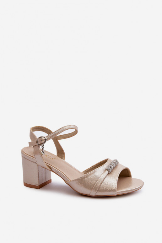 Sandali da donna in similpelle con... Sandali da donna in similpelle con...