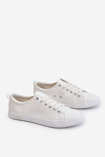 Femminile Senza intoppi scarpe da ginnastica con suola piatta Big Star LL274058 Colore bianco 2