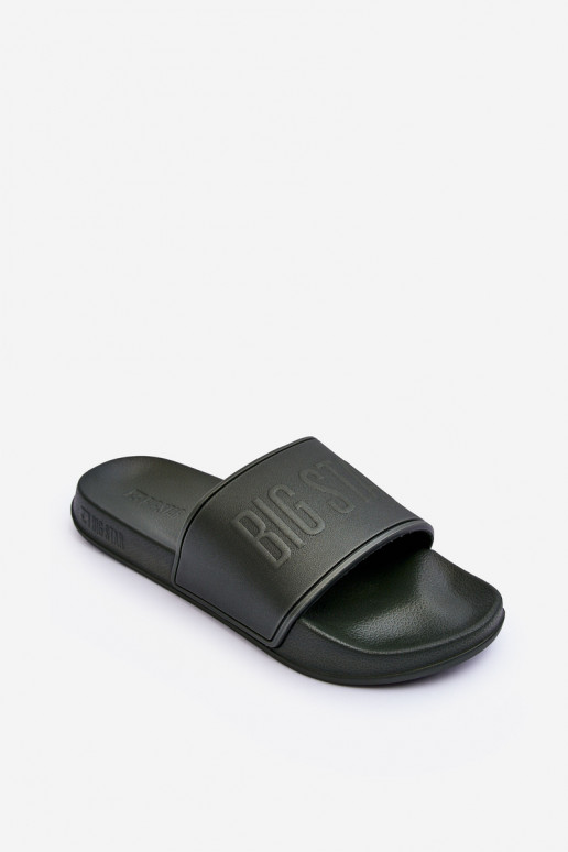 Pantofole in schiuma leggera Deveschio Big Star MM174324 colore kaki