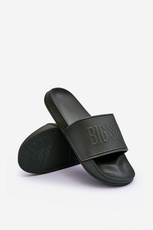 Pantofole in schiuma leggera Deveschio Big Star MM174324 colore kaki