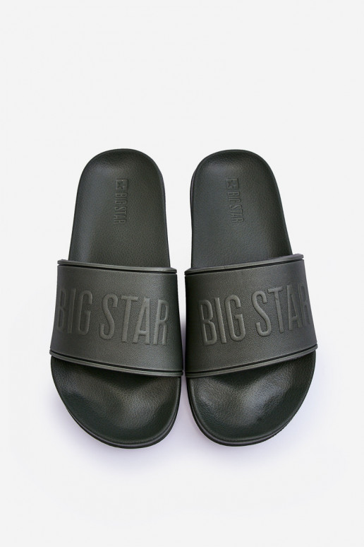 Pantofole in schiuma leggera Deveschio Big Star MM174324 colore kaki