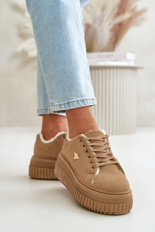 Scarpe sneakers da donna foderate con... Scarpe sneakers da donna foderate con...