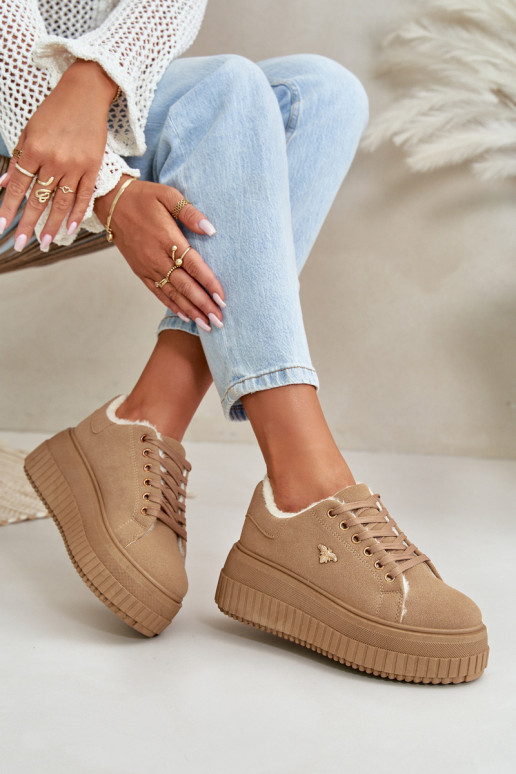 Scarpe sneakers da donna foderate con... Scarpe sneakers da donna foderate con...