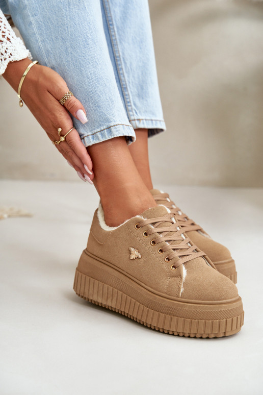 Scarpe sneakers da donna foderate con... Scarpe sneakers da donna foderate con...