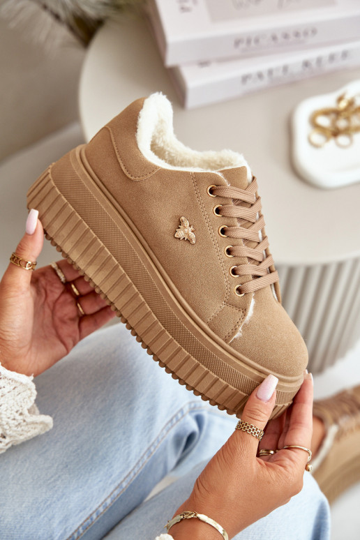 Scarpe sneakers da donna foderate con... Scarpe sneakers da donna foderate con...