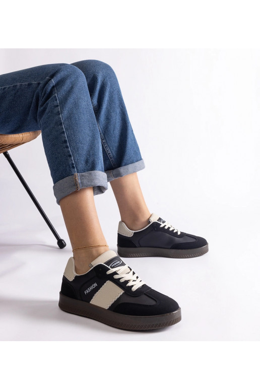 Sneakers nere con piattaforma e...