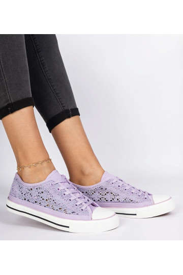 Trampoli viola da donna in...