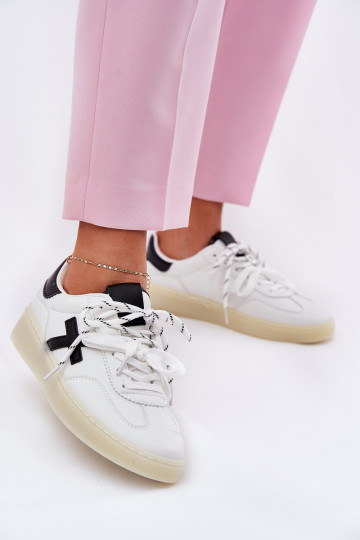 Scarpe sportive basse da donna bianche Zelevelis 2