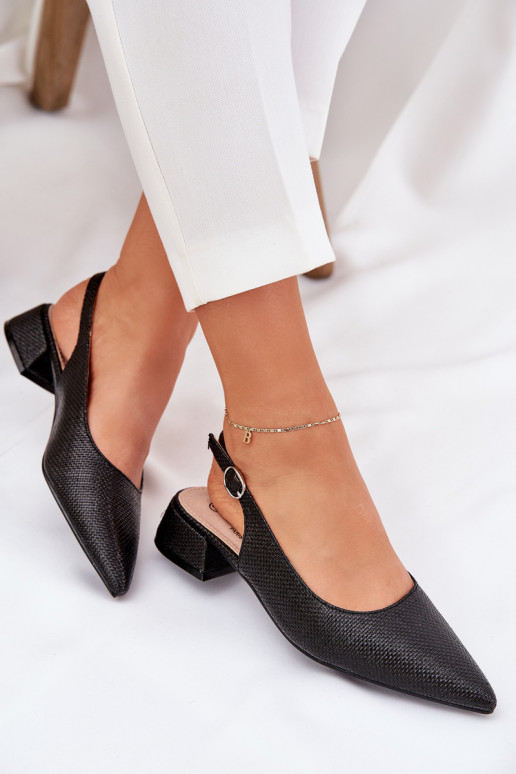 sandali fantasia Femminile Abilitato Impercettibilem Obcasie colore nero Jorela