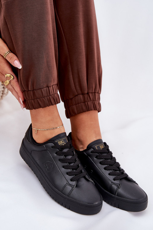 Basso Scarpe per il tempo libero in ecopelle Big Star NN274576 colore nero