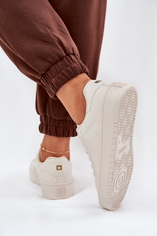 Basso Scarpe per il tempo libero in ecopelle Big Star NN274578 beige
