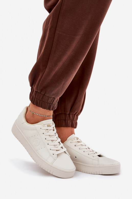 Basso Scarpe per il tempo libero in ecopelle Big Star NN274578 beige