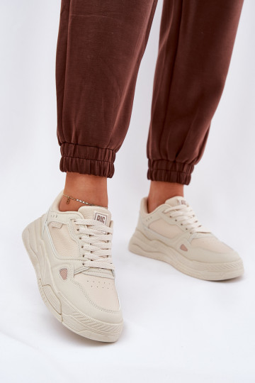 Scarpe Sneakers da donna Big Star NN274668 color sabbia