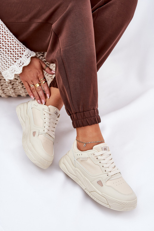 Femminile Scarpe modello sneakers Big Star NN274668 beige