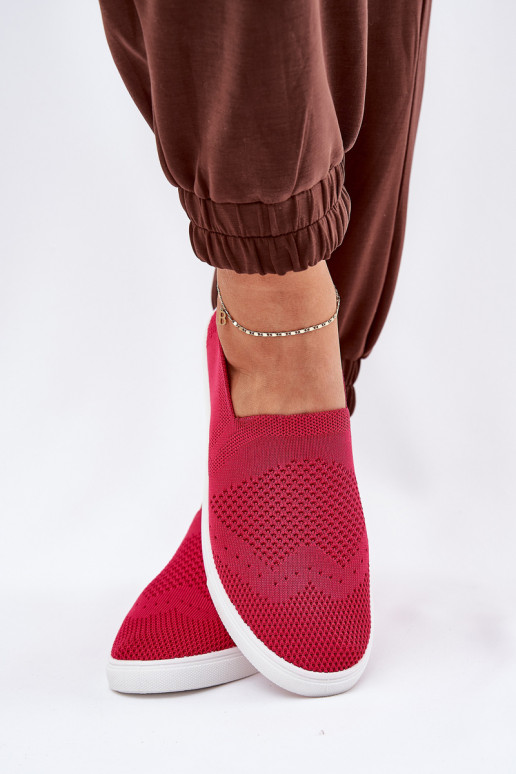 Femminile Scarpe da ginnastica Slip-on Big Star FF274A605 colore rosa