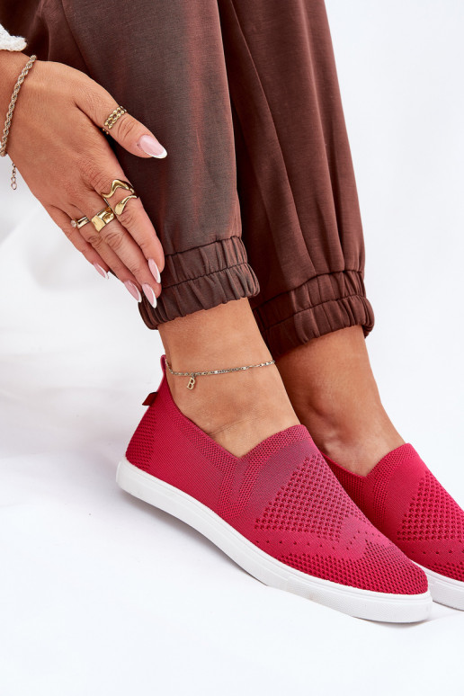 Femminile Scarpe da ginnastica Slip-on Big Star FF274A605 colore rosa