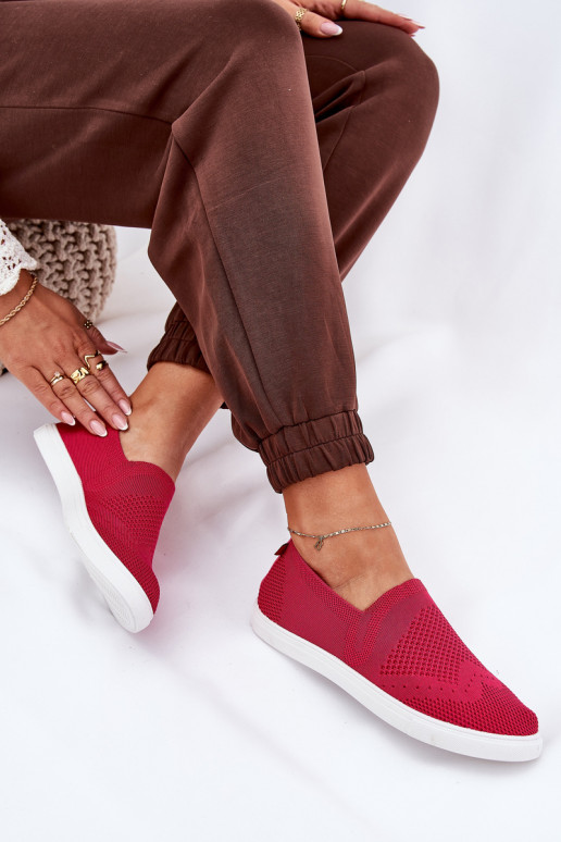 Femminile Scarpe da ginnastica Slip-on Big Star FF274A605 colore rosa