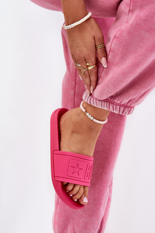 Pantofole da donna Big Star NN274A668 colore rosa