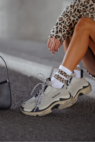 Calzini Femminile DAa Punteggiato Strisce Colore bianco