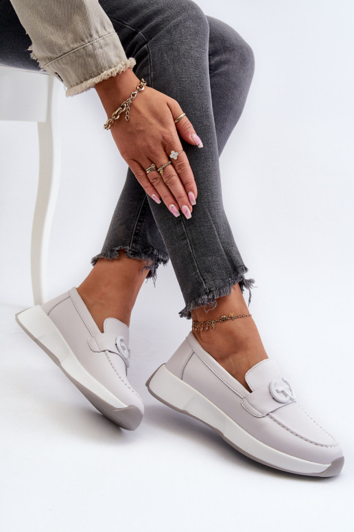 Mocassini da donna con tacco alto...