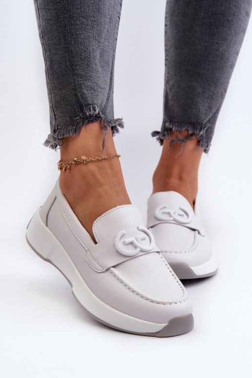 Mocassini da donna con tacco alto...