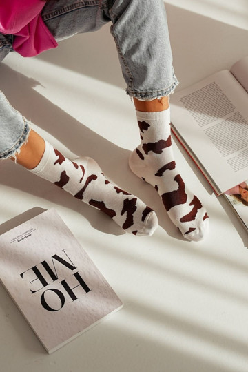 Calzini Femminile IN Łaty colore marrone