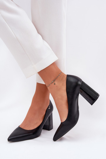 Stile elegante Scarpe con i tacchi Vinceza 62220 colore nero