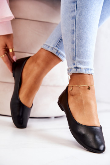 Ballerine classiche nere Stacee