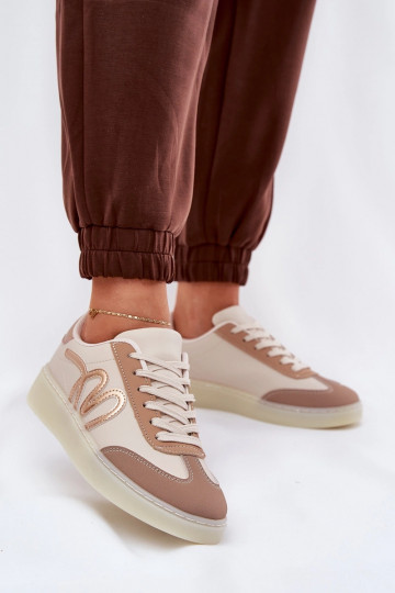 Sneakers da donna con plateau in ecopelle con stampa leopardata nere Velionna