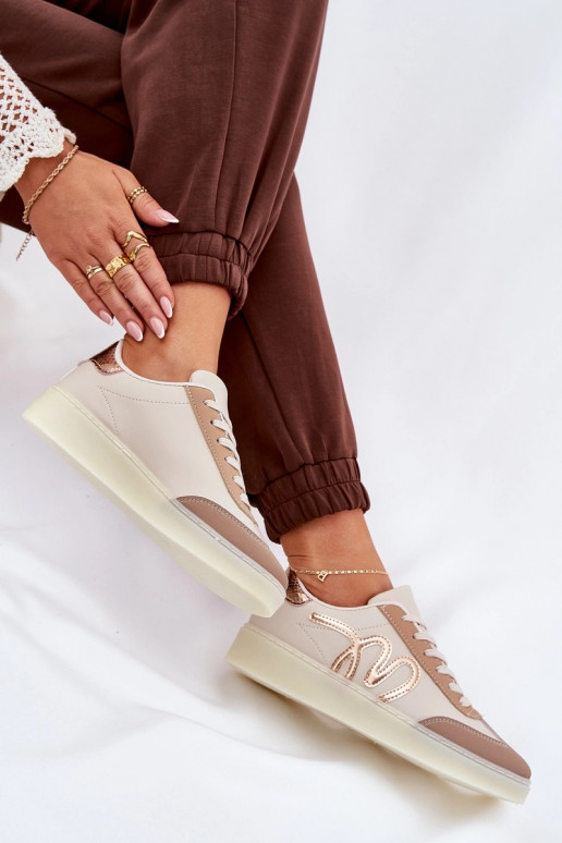 Sneakers da donna con plateau in ecopelle con stampa leopardata nere Velionna