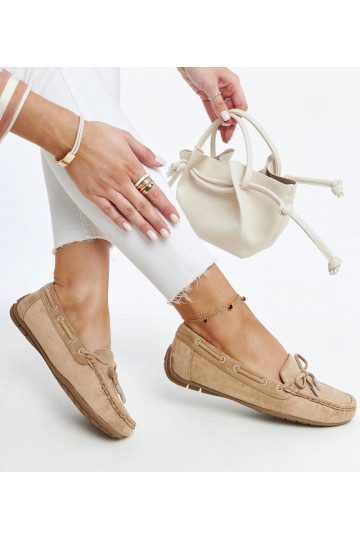 Mokasini marroni con fiocco... 2